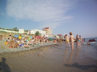пляж "У Любы" Николаевка на Черном море в Крыму